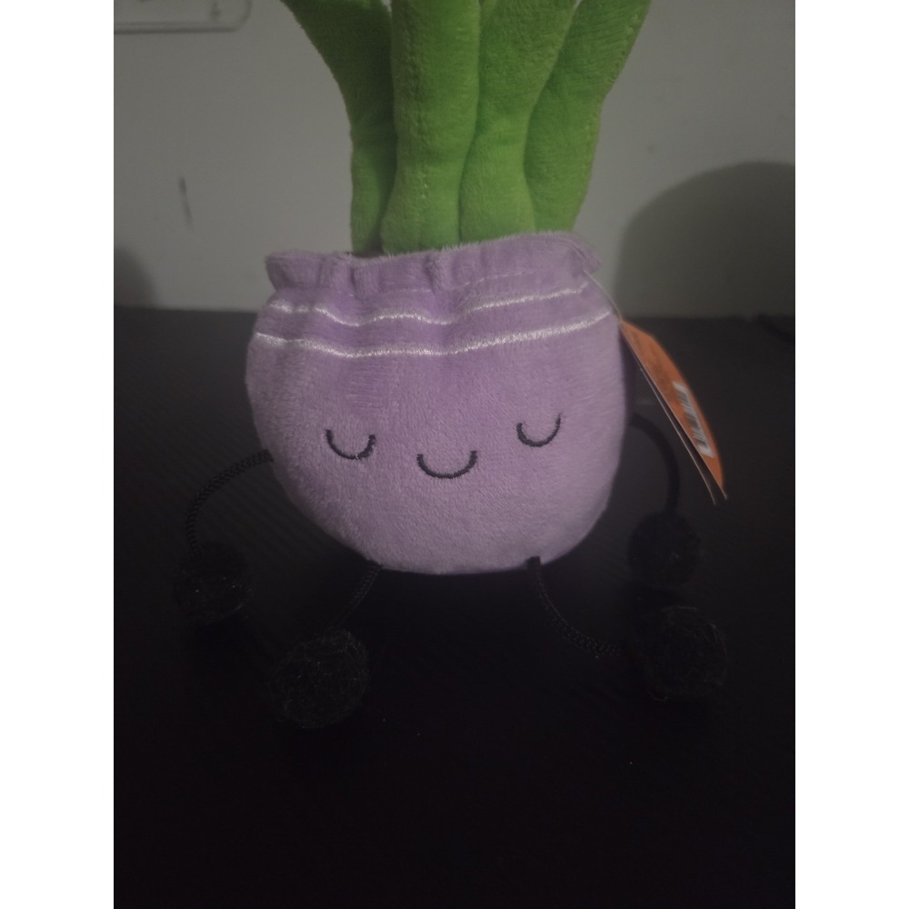 Ploofs Snuggly Sprouts Succulent Plant Plush Purple Pot Soft Stuffed Aloe‎ D21